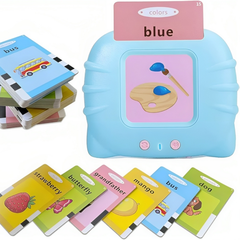 Toddlers Talking Flashcards Learning Toy - 224 Words